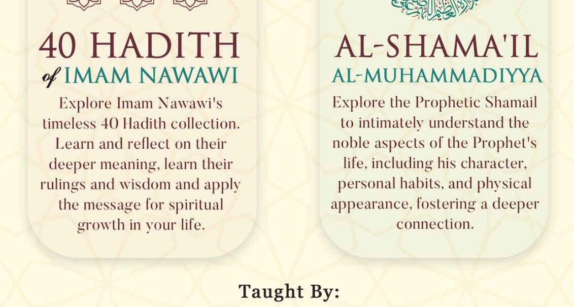 40 HADITH & SHAMAIL COURSE